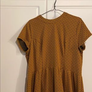 Mustard Yellow Xhilaration Shortsleeved Dress